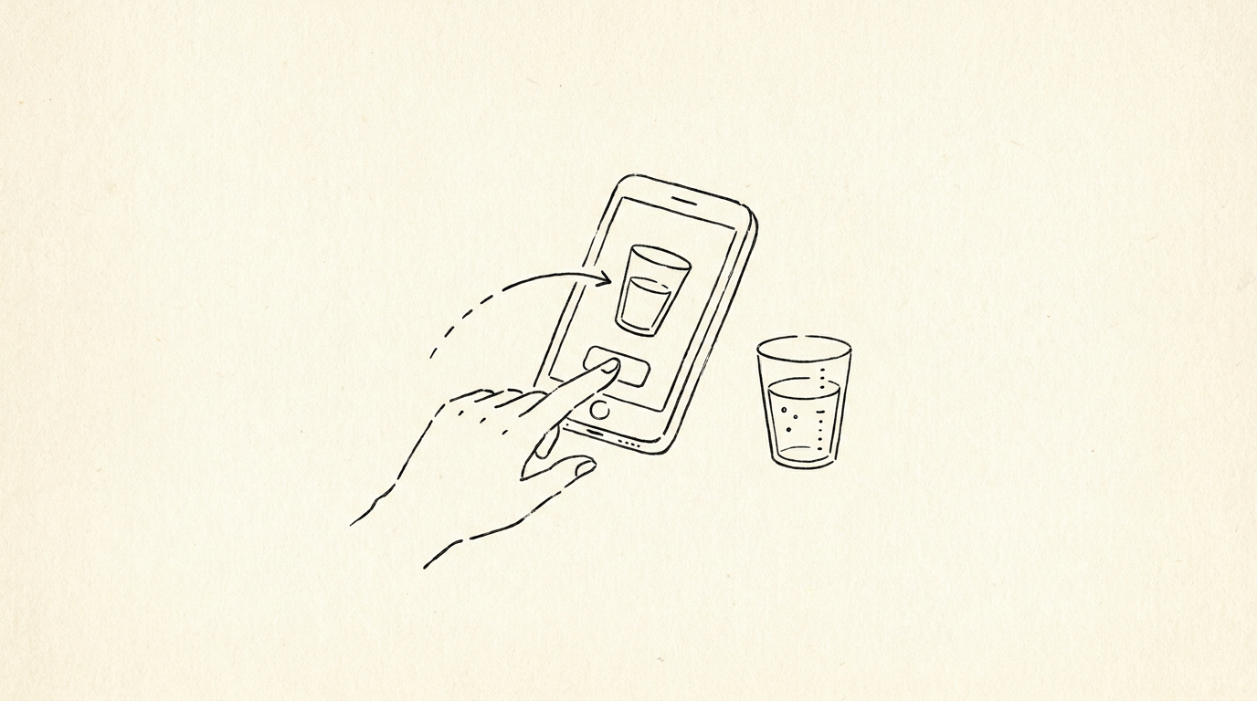 The easiest way to log water without adding friction