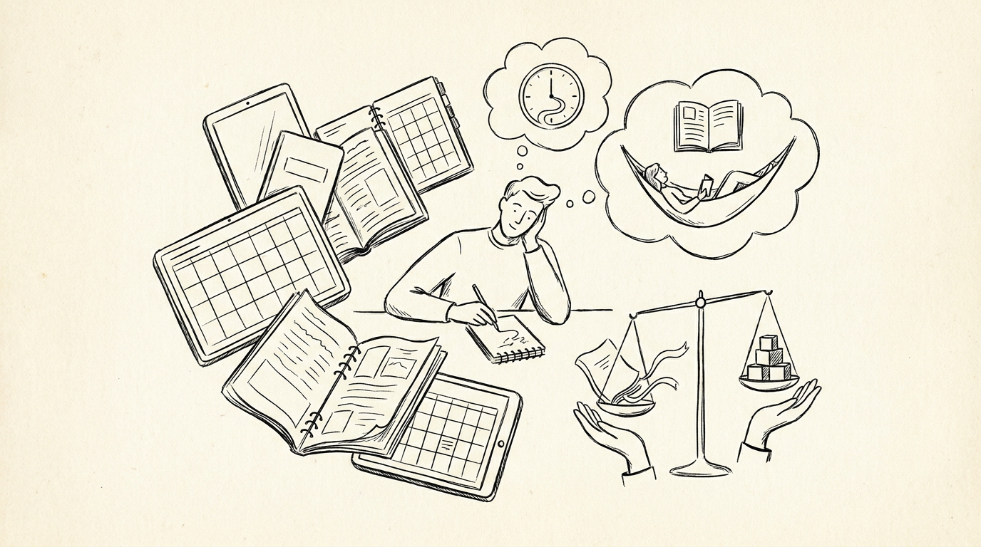 Choose a tracking style that fits your actual schedule