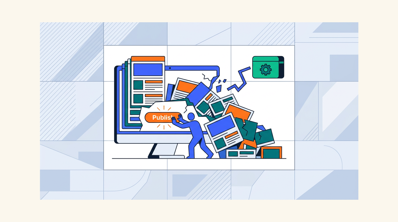 Why manual Webflow CMS publishing breaks at scale