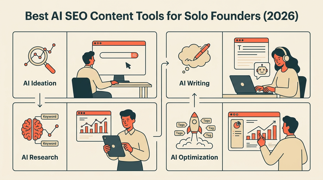 Best AI SEO Content Tools for Solo Founders: What to Use in 2026